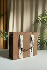 Fineur Canvas Modern Muse Tote - Brown